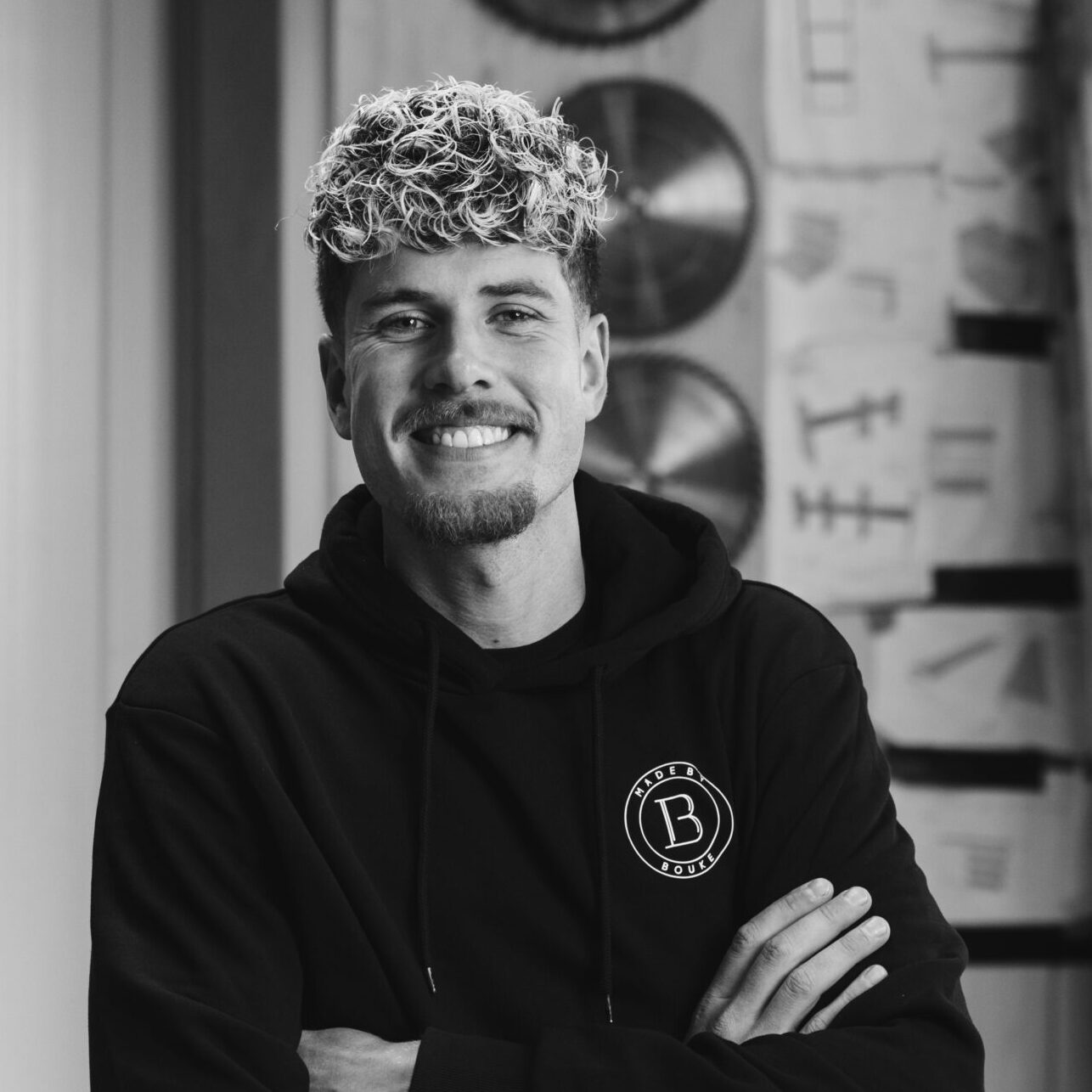 Portret afbeelding voor in de over mij sectie.